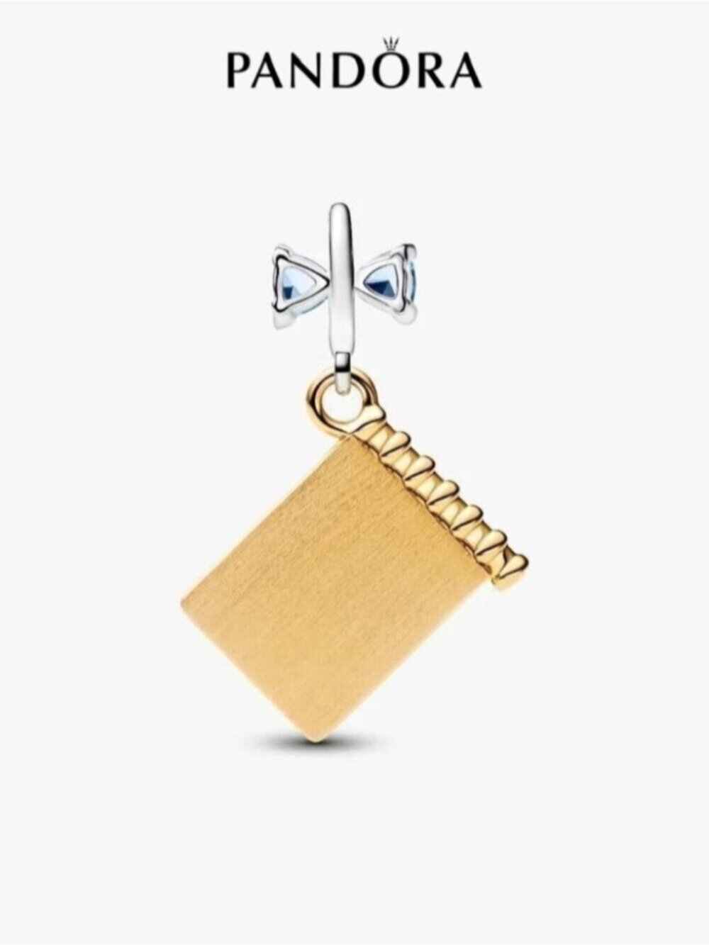 Pandora Bridgerton Dance Card & Pencil Dangle Charm - Picture 2 of 7